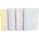Zeszyt 90x140 30k, linia, OXFORD, FLORAL 400111055