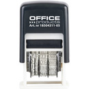 Datownik samotuszuj�cy OFFICE PRODUCTS, z tuszem, PL, DD-MMM-RRRR, czarny
