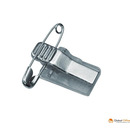 Klips samoprzylepny z agrafk� do identyfikatora CT218 srebrny (100szt.) ARGO