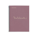 Ko�onotatnik MIQUELRIUS NB-1 Emotions, A4, w kratk�, 80 kart., 80g, ekolawendowy