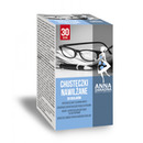 Chusteczki nawilżane ANNA ZARADNA, do okularów, 30 saszetek, białe chusteczki