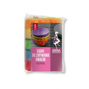 G�bki do zmywania ANNA ZARADNA, owalne kolorowe, 5szt., mix