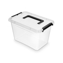 Pojemnik do przechowywania MOXOM Simple box, 6, 5l, z r�czk�, transparentny