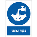 Tabliczka Nakaz mycia r�k 220X300 p�yta PCV ZZ-12N-1 ANRO