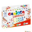 Pisaki CARIOCA STEMPLE, 12 kolor&oacute;w 160-1903