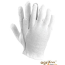 Rękawiczki białe cienkie bawełniane rozmiar 9 OGRIFOX OX-UNDER W 9 norma EN420