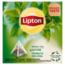 Herbata LIPTON Green Nature, piramidki, 20 torebek, zielona