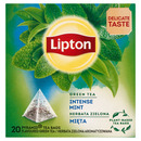 Herbata LIPTON, piramidki, zielona, mita, 20 szt.