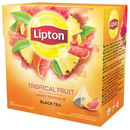 Herbata LIPTON, piramidki, 20 torebek, owoce tropikalne