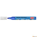 Marker akrylowy, fibrowa ko�c&oacute;wka okr�g�a 2-5mm, niebieski metalic TO-402 Toma