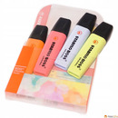 Zakrelacz STABILO BOSS pastel etui 4szt  nowe kolory 70/4-3