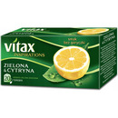 Herbata VITAX INSPIRATIONS (20 torebek) zielona z cytryną 30g zawieszka