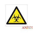 Naklejka OSTRZE�ENIE PRZED SKA�ENIEM BIOLOGICZNYM ZZ-16O F 200X200 ANPRO