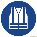 Tabliczka Nakaz stosowania kamizelki odblaskowej ZZ-26n/17974ZN (X)