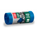 Worki na �mieci ANNA ZARADNA, z ta�m� �ci�gaj�c�, supermocne, 35 l, 15 szt., niebieskie