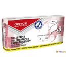 Papier toaletowy celulozowy OFFICE PRODUCTS, 2-warstwowy, 150 listk&oacute;w, 15m, 8szt., bia�y