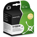 Tusz Asarto do HP 51BKN | X4E40AE | 100 ml | black