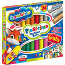 Plastelina dla dzieci Zestaw 24 kolory + Podk�adka do prac plastycznych BAMBINO St.Majewski
