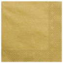 Serwetki z�ote 33x33cm papierowe 20 sztuk na st&oacute;� ozdobne AHA