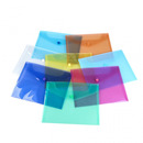 Teczka kopertowa, PP, C5, 185 x 238 x 0, 18 mm, na zatrzask, display, mix kolorów