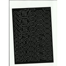 LITERY samoprzylepne 3cm (8) bia�e ARTDRUK