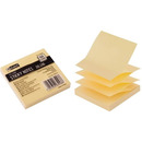 Notes samoprzylepny 75x75mm �&oacute;�ty ZIG-ZAG 009233 D.RECT