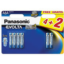 Baterie Panasonic alkaliczne EVOLTA LR03/4+2 szt