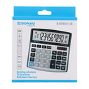 Kalkulator biurowy DONAU TECH, 10-cyfr. wywietlacz, wym. 136x134x28 mm, srebrny