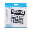 Kalkulator biurowy DONAU TECH, 12-cyfr. wyświetlacz, wym. 156x152x28 mm, biały