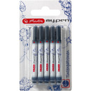 Naboje atramentowe MY.PEN d�ugie 5 sztuk niebieskie 10999852 HERLITZ