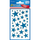 Naklejki Z-Design foliowe - niebieskie gwiazdy 52259 AVERY ZWECKFORM