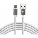 Kabel USB-A -> USB-C 1,5m 3A silikonowy biay EVERACTIVE (CBS-1.5CW)