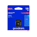 Goodram karta pami�ci micro SDHC Class 10 | 16GB | black + Adapter