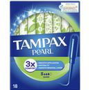 TAMPAX PEARL SUPER TAMPONY, 18 SZTUK
