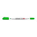 Pisaki 2-stronne do biaych tablic TOMA, 2 kocówki cienkie 0,5 i 0,8mm, zielony TO-270 Toma