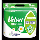 Papier toaletowy Velvet Ecoroll rumianek & aloes 4 rolki