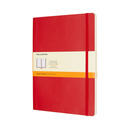 Notes MOLESKINE Classic XL, 19x25cm, w linie, mi�kka oprawa, 192 strony, czerwony