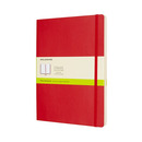 Notes MOLESKINE Classic XL (19x25cm) g�adki, mi�kka oprawa, 192 strony, czerwony