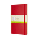 Notes MOLESKINE Classic L, 13x21cm, g�adki, mi�kka oprawa, 192 strony, czerwony