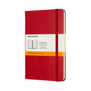 Notes MOLESKINE Classic M, 11, 5x18 cm, w linie, twarda oprawa, scarlet red, 208 stron, czerwony