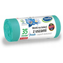 Worki na �mieci 35L z uszami wytrzyma�e (24szt) zielone (LDPE) �wie�y zapach WNS-3881V1 STELLA