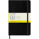 Notes MOLESKINE Classic L (13x21cm) w kratk�, mi�kka oprawa, 192 strony, czarny