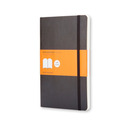Notes MOLESKINE Classic L (13x21cm) w linie, mi�kka oprawa, 192 strony, czarny