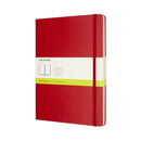 Notes MOLESKINE Classic XL (19x25 cm) g�adki, twarda oprawa, 192 strony, czerwony