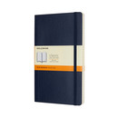 Notes MOLESKINE L (13x21cm) w linie, mi�kka oprawa, sapphire blue, 192 strony, niebieski