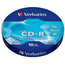P�yta CD-R 700MB VERBATIM 52x wrap (10) extra protection 43725