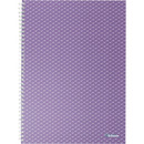 Ko�onotatnik Colour`Breeze A4 w kratk� lawendowy 628479 ESSELTE