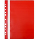 Skoroszyt na dokumenty twardy A4 wpinany do segregatora 10 sztuk czerwony NATUNA
