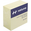 Bloczek samoprzylepny NATUNA 75x75mm 400 kartek óty (NSKZ/D)