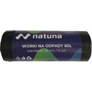 Worki na �mieci 60L 32mic LDPE standard NATUNA (15szt)
